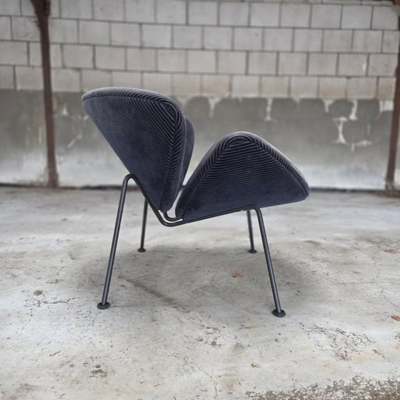 Artifort Orange Slice, Pierre Paulin, Lounge design chair – Armchairs, polished steel, Velvet, Vintage (photo 6 of 15)