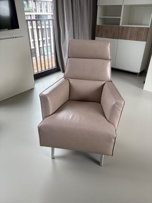 2x Fauteuil Solo van Roderick Vos in Leer – Design on Stock, Leather, Metal (photo 2 of 5)