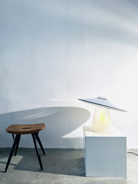 Image 1 of LAMPE DE TABLE ALFIERE PAR DE PAS, D'URBINO ET LOMAZZI POUR STILNOVO, ITALIE, 1981