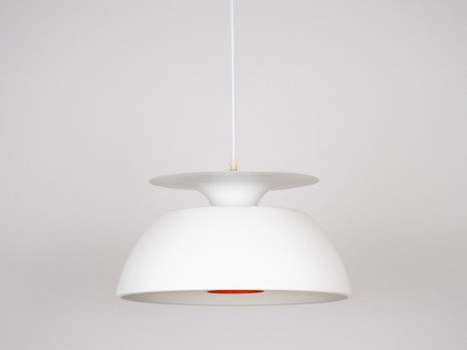 Danish vintage pendant lamp Jutlandia by Jorgen Hoj, Holmegaard, 1970s