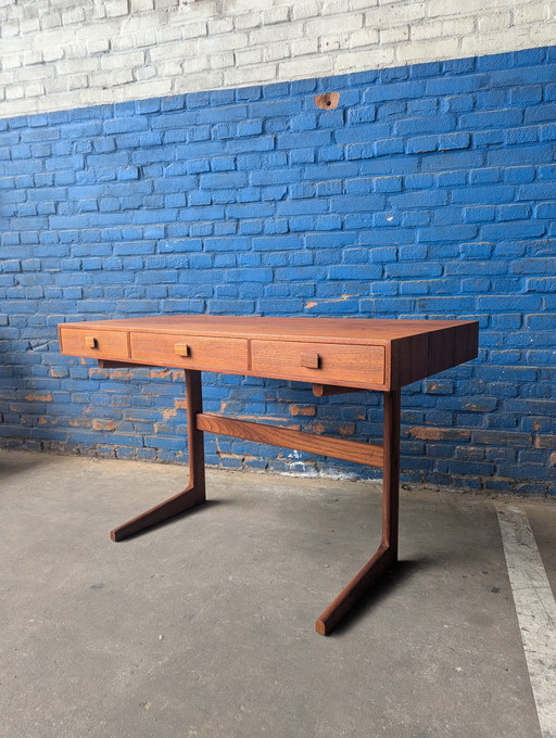 Midcentury teak cantilever desk -Georg Pedersens - 1960