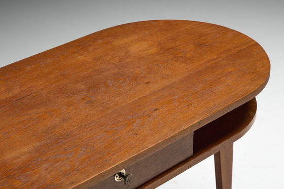 Image 1 of Tripod Desk by Jacques Adnet, France, 1950s