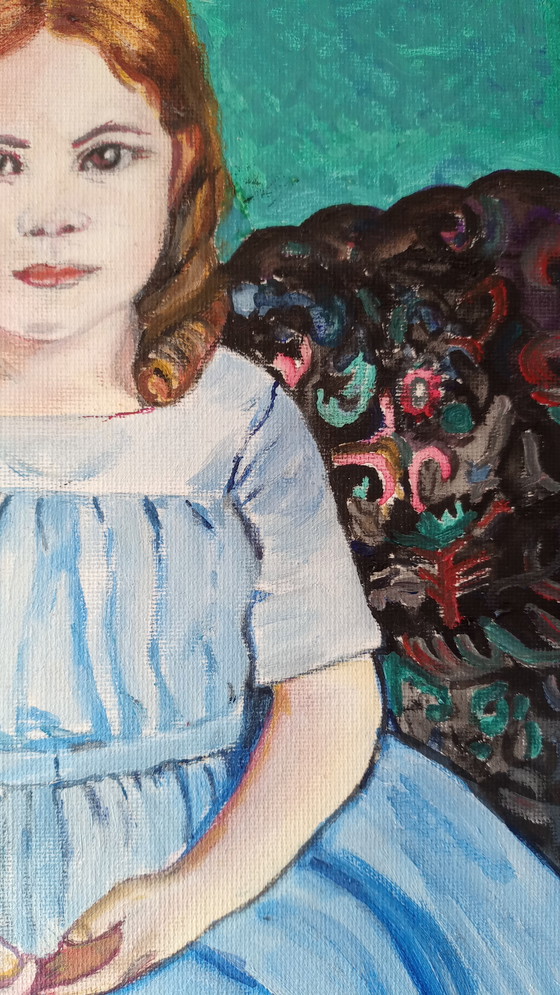 Image 1 of T. van Steenbergen Ragazza vittoriana