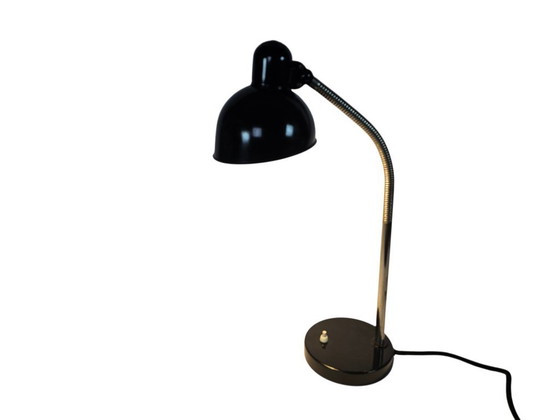 Image 1 of Kaiser Idell - design Christian Dell - bureaulamp - metaal - emaille - Duitsland - 2e kwart 20e eeuw