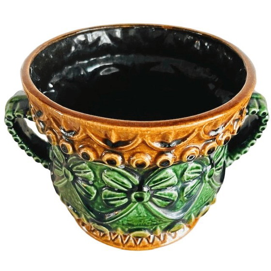 Image 1 of Pot de fleurs vintage Bay bloempot XL Bodo Mans, Allemagne de l'Ouest, années 1960