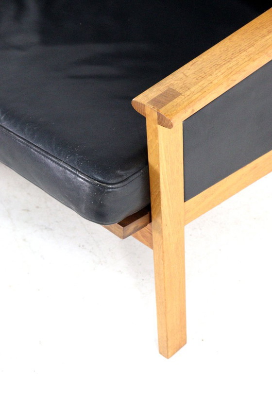 Illum Wikkelso voor Niels Eilersen Capella bank vintage Mid-Century – 3-5 zitsbanken, Leather, Wood (photo 3 of 17)