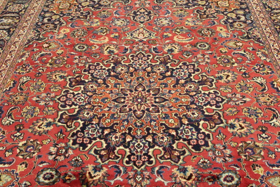 Image 1 of Original Perserteppich Keschan,Kashan Rot 332 x 250 cm Top Zustand Klassik Alt
