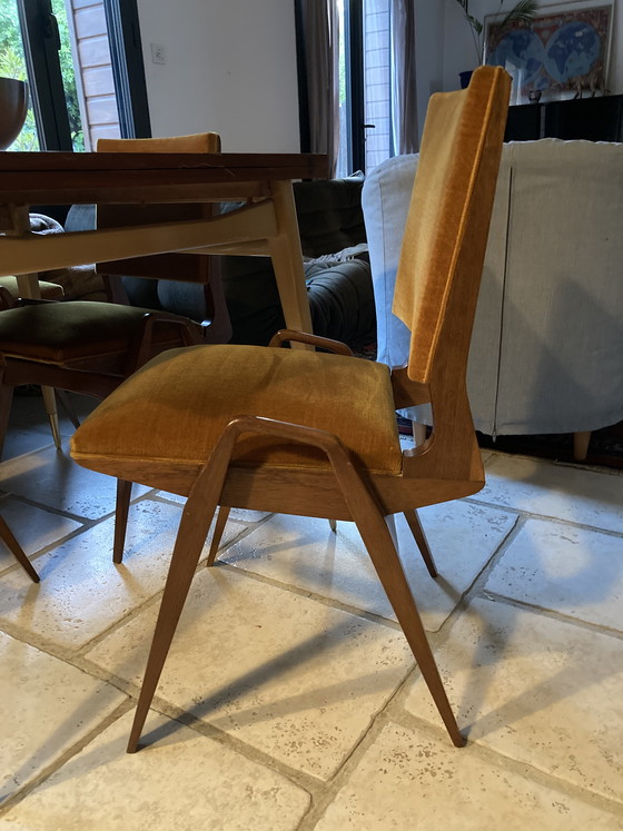 Image 1 of 2 stoelen toegeschreven aan Maurice Pré