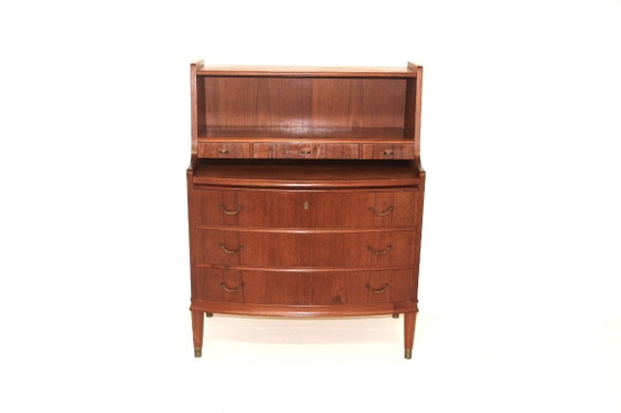 Secrétaire scandinave en teck, Danemark, 1950 – Commodes, Bois (photo 4 of 12)