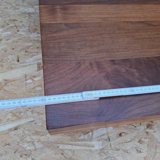 Image 1 of large solid teak coffee table Axel Vervoordt