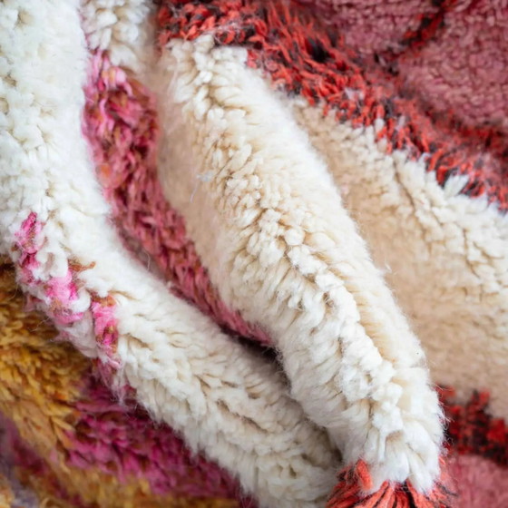 Handgefertigter marokkanischer Wollteppich, groß, 250x150 cm, handgefertigt. – Teppiche & Läufer, Wool (photo 3 of 5)
