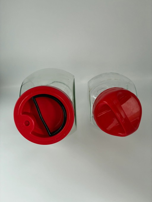Vintage 70er Jahre CAM Saglier Gläser – 2er-Set – keukenaccessoires