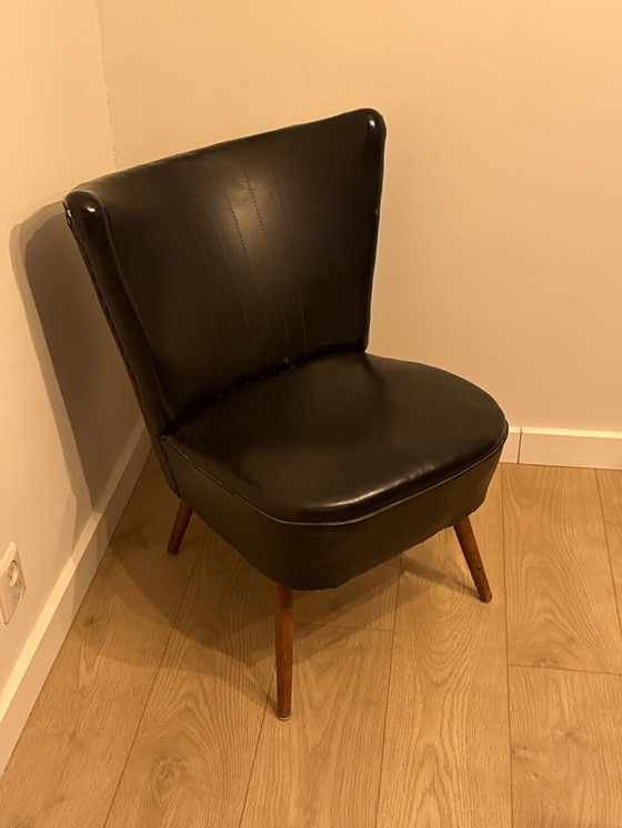 Image 1 of Sillón de cuero de los años 50/60