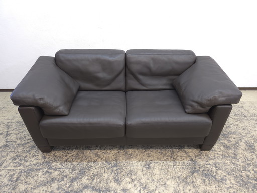 De Sede DS 17 Designer Sofa Leather Canapé WK Wohnen Desede Two-Seater