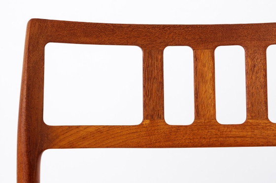 Image 1 of Chaises Niels Otto Møller Modèle 79 | Lot de 6 | Chaises de salle à manger danoises en teck | Années 1960