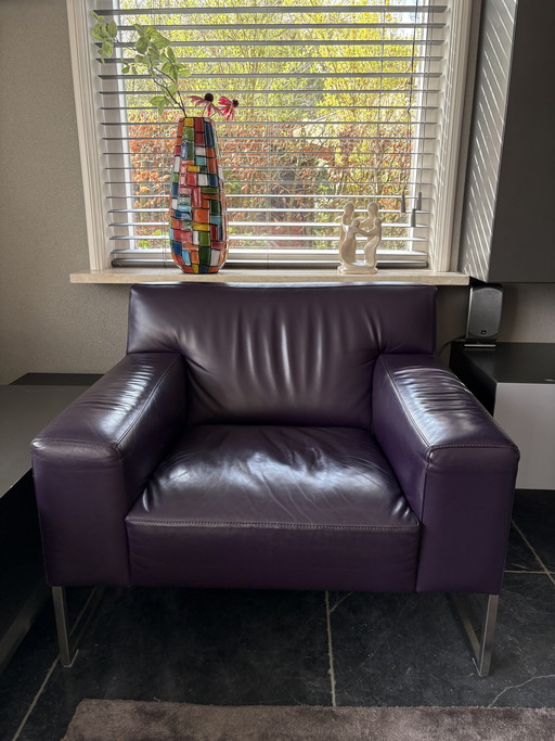Te koop: Leolux design zithoek – bank en fauteuil