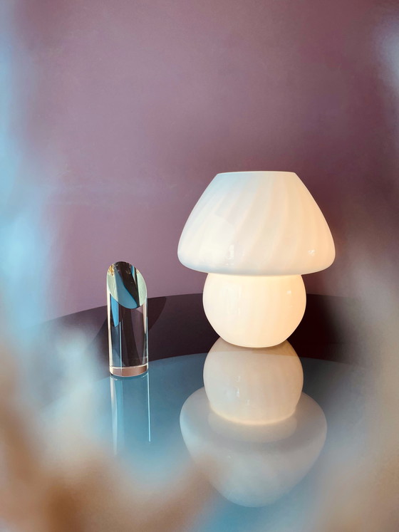 Image 1 of Lámpara de mesa con forma de hongo en espiral de Peill & Putzler