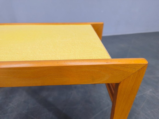 Image 1 of Portavasi in faggio stile metà secolo con piani Umakart, set anni '70