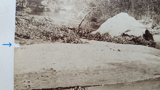 Image 1 of Carleton E. Watkins (1829–1916) Self portait on stone, Yosemite park.