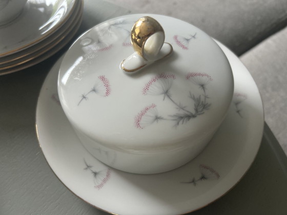 Servizio da tè vintage GEHA Rotterdam 8 pz fiore – Stoviglie, Porcellana (photo 2 of 11)