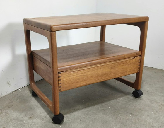 Dänischer Design Servierwagen von Peter Brink – Couchtische, Wood, Vintage (photo 3 of 5)