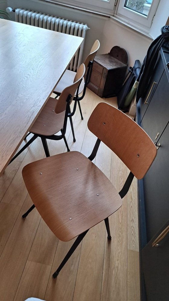 Image 1 of Hay - Pyramid Table and Bench + 3 Chairs Result