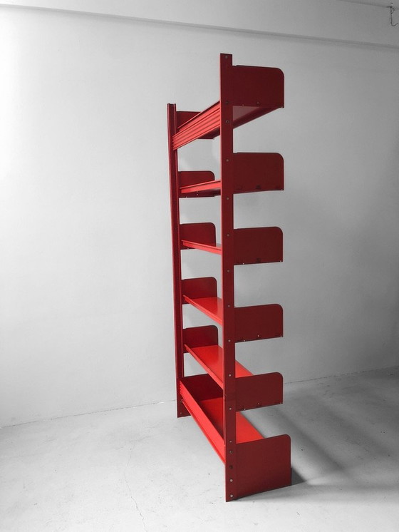 Image 1 of Libreria "Congresso" di Lips Vago, rosso segnale, 1968