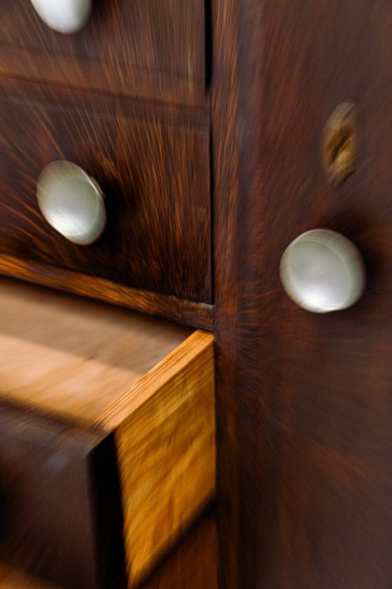 Image 1 of 1930s art deco grand mirror vanity