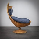 Rattan Lounge Chair by Gerard van den Berg for Montis, 1970s