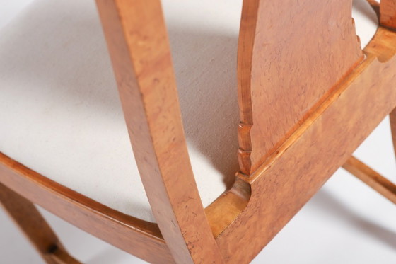 Image 1 of Pair unique burl wood chairs from Nordiska Kompaniet