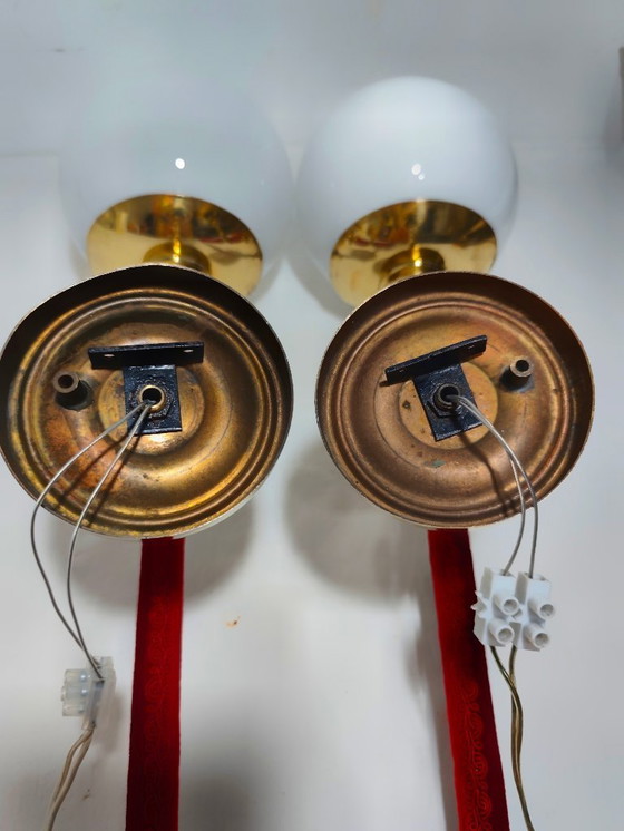 Image 1 of Coppia di appliques. Spagna, anni '50.