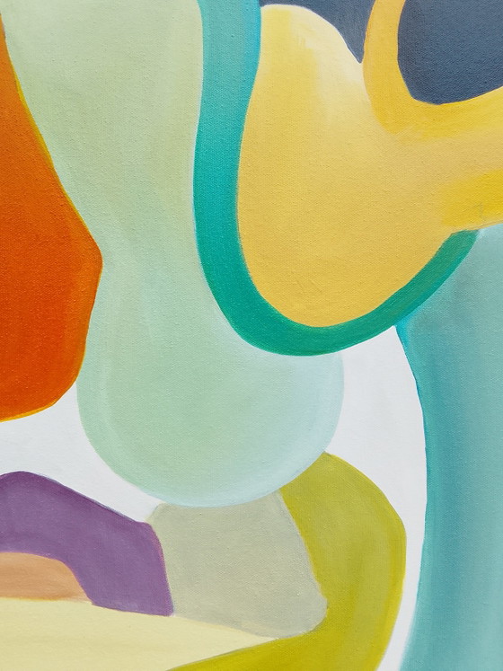 Image 1 of Acrylic painting #river 100x100cm