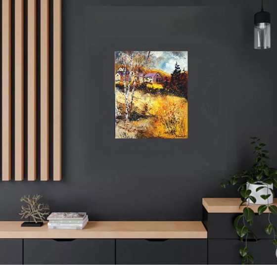 Ricchi colori autunnali – R. Ladent, Dipinti e disegni, Canvas (photo 5 of 5)