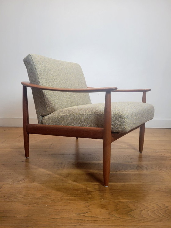 Image 1 of Fauteuil vintage en teck de Carl Straub, 1960