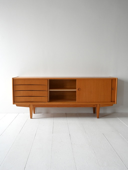 Ulvö Scandinavisch Eiken Dressoir van Ikea