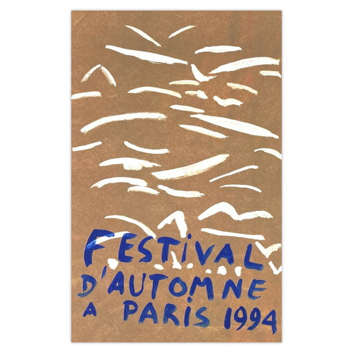 Gilles AILLAUD Cartel Festival de Otoño 1994 – posters, Paper