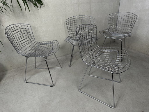4x Bertoia wire side chair - Knoll