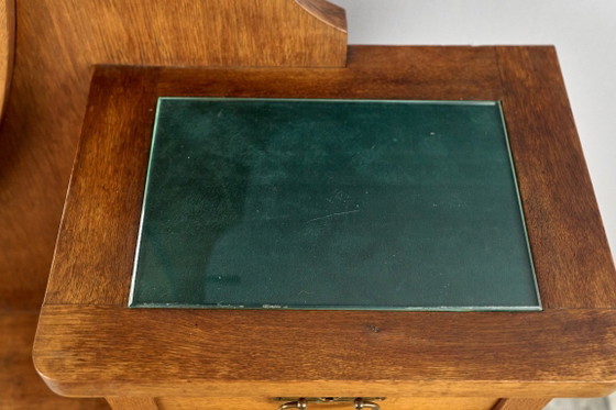 Image 1 of Antieke houten kaptafel, jaren 1920, Tsjechoslowakije