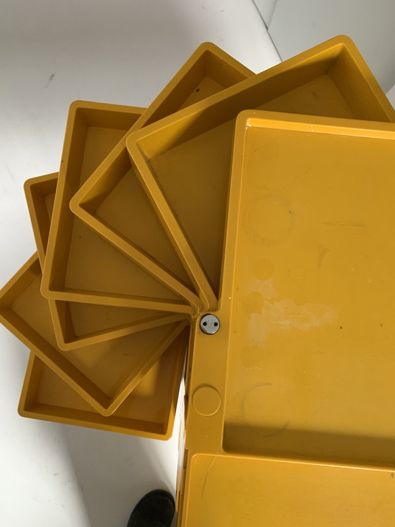 Image 1 of Boby Trolley Joe Colombo Giallo, Extra Alto