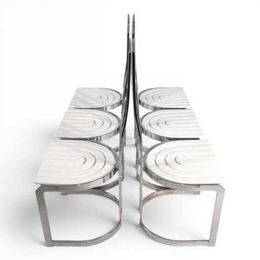 Set di 6 sedie da pranzo postmoderne Allmilmö, 1980