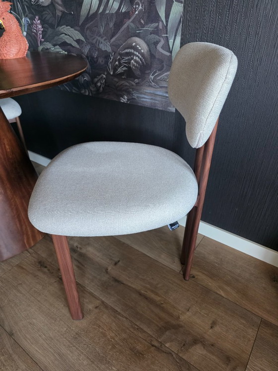 Esszimmerstühle – Mahom Furniture, Stoff, Holz (photo 4 of 6)