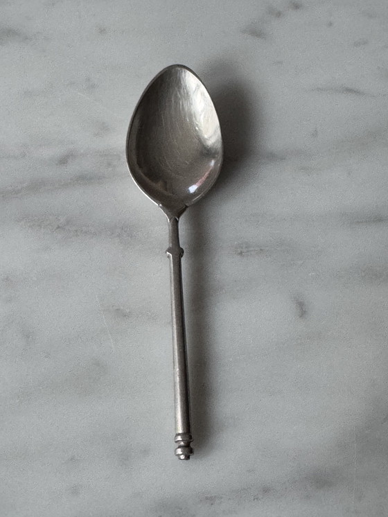 Image 1 of 2 Vintage 800 Silver Spoons – Baby Spoons – 43g