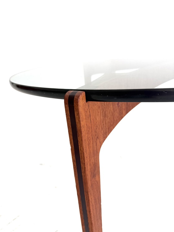 Table basse vintage en teck et verre, Sven Ellekær ‘60 – Tables basses, Wood, Glass (photo 10 of 11)