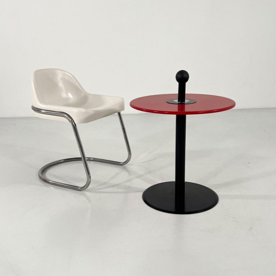 Image 1 of Red Postmodern Side Table from Ikea, 1980s