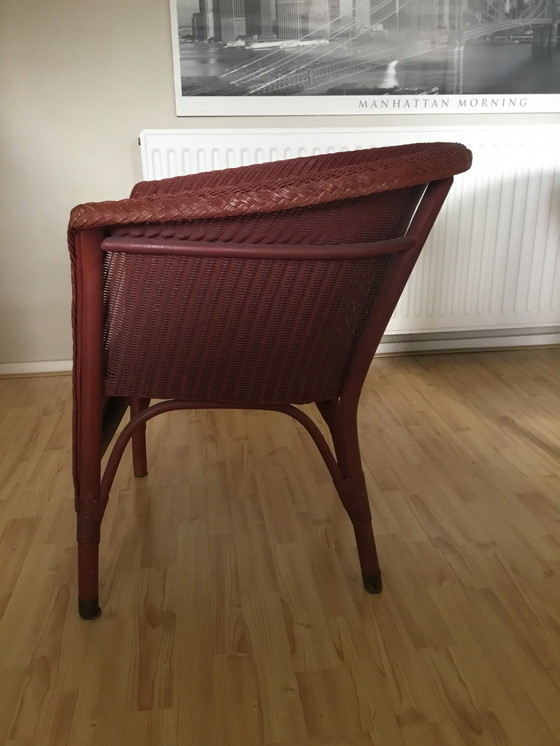 Image 1 of 2x Antieke Lloyd Loom Stoelen