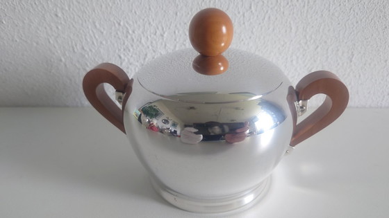 Image 1 of Alessi verzilverd Bombe servies