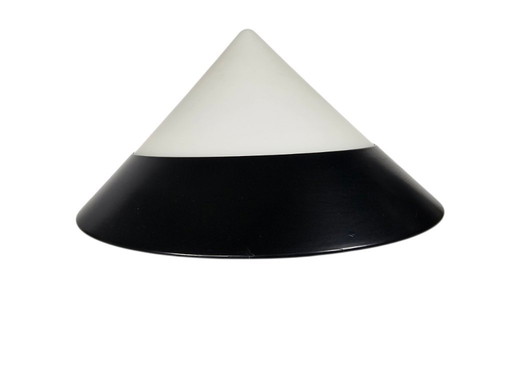 Memphis Milano style - 'Cone' - ceiling light - glass - metal - 80s
