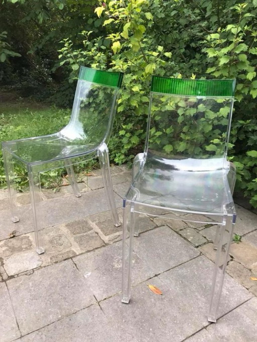 2x Chaises Hi Cut Philippe Starck Kartell