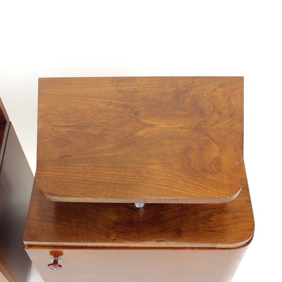 Image 1 of Set di 2 comodini Bauhaus, Cecoslovacchia, anni '50