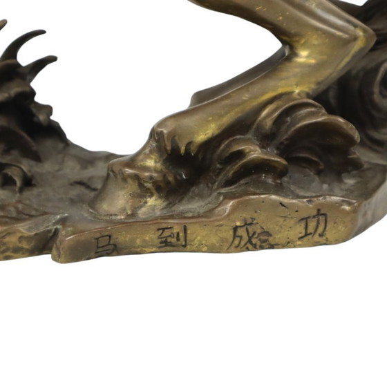 Image 1 of Bronze Statue of a Rearing Horse